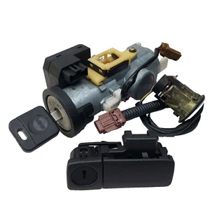 02-04 Nissan Pathfinder Ignition Switch Lock Cylinder + Key Door Glovebox Locks - Picture 1 of 11