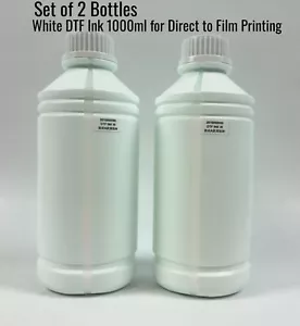 White DTF Ink 1000ml for Direct to Film Printing Set of 4 - Picture 1 of 3