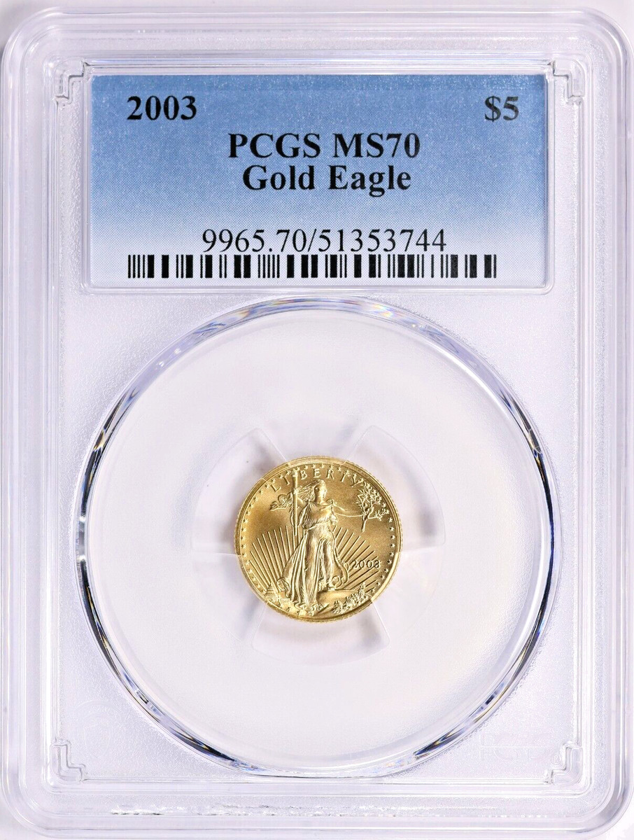 1/10 oz Precious Metal Content per Unit 2003 Gold Bullion 1/10 oz Precious Metal Content per Unit 2003 Gold Bullion