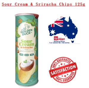 New Malaysia made Golden Duck Sour Cream & Sriracha Chips 125g + Free Ship - Picture 1 of 1