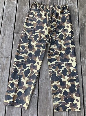 Pantalones Camuflados PVC Impermeables Caza Columbia Game De Colección Para Hombre Talla Extra Grande Foto 1 de 4