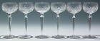 6 Wine Glasses with Cut Decoration - 1st H. 20. Jh.     