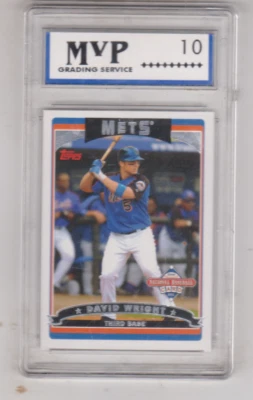 2006 - Topps - National Baseball Card Day - David Wright - GRADED GEM MINT 10!!! - Image 1 of 2