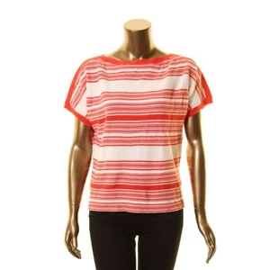 LAUREN RALPH LAUREN NEW Women's Striped Boat Neck Sweater Top TEDO - Picture 1 of 2