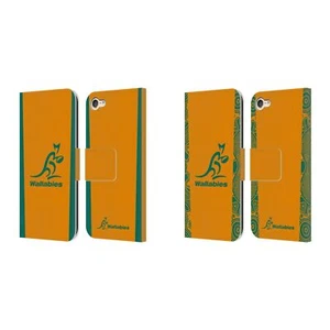 AUSTRALIA NATIONAL RUGBY TEAM 2024/25 CREST KIT LEATHER BOOK CASE FOR iPOD TOUCH - Picture 1 of 8