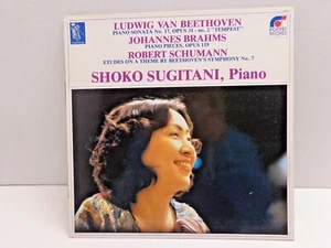 Shook Sugitani - Beethoven / Brahms/Schumann - Belgium import w/Insert NEAR MINT - Picture 1 of 6