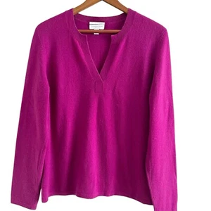 Suéter Pullover Charter Club 100% Cachemira PM Rosa Preppy Silencioso Lujo Preppy  - Imagen 1 de 8