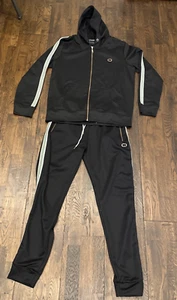 Criminal Damage CD Track Suit Jacket Xl - Pantaloni L, Nero con Hardware in Rame - Foto 1 di 17
