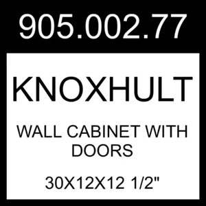 IKEA KNOXHULT Hängeschrank mit Türen weiß 30x12x12 1/2" 905.002.77 - Bild 1 von 1