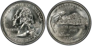 2007-D Washington Statehood Quarter 25C Uncirculated Coin Denver mint STD42 - Picture 1 of 1
