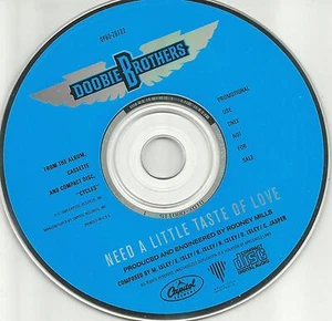 DOOBIE BROTHERS Need A little taste of Love 1989 USA PROMO Radio DJ CD Single - Picture 1 of 1