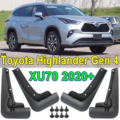 4x Guardabarros guardabarros guardabarros para Toyota Highlander XU70 2020 2021 Foto 1 de 4