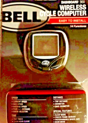 Wireless Cycle Computer Bell Dashboard 300 Bicycle Dashboard 14 Functions (T23) - Image 1 of 3