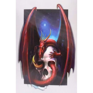 Dragón en Calavera - Póster Lenticular 3D - Impresión 12x16 - Imagen 1 de 1