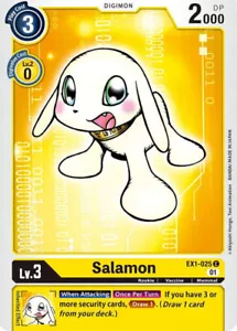 Salamon EX1-025 C Classic Collection Digimon TCG - Picture 1 of 2