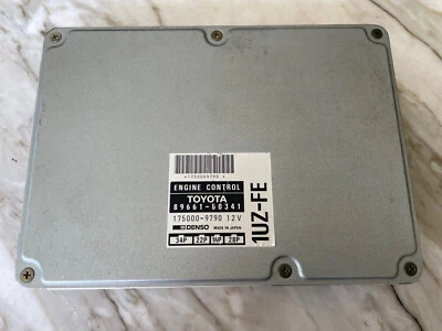 1995 96 1997 LEXUS LS400 MOTOR COMPUTADOR MÓDULO ECU 89661-50341 EMISSÕES CA FABRICANTE DE EQUIPAMENTO ORIGINAL - Imagem 1 de 4