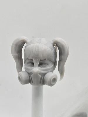 CABEZA DE PETROLERO ANTIDISTURBIOS HEMBRA IMPRESA EN 3D 1:12 6" GI Joe clasificada/leyendas de Marvel  Foto 1 de 2