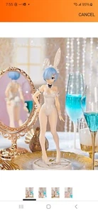 FURYU Re Bicute Bunnies Rem Pearl White PVC Figur Anime Neu Zero - Bild 1 von 4