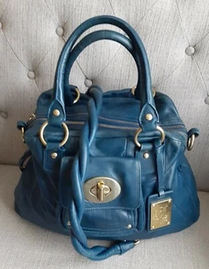 Coach Kira Limited Edition Quilted Leather Satchel, Blue - Picture 1 of 11