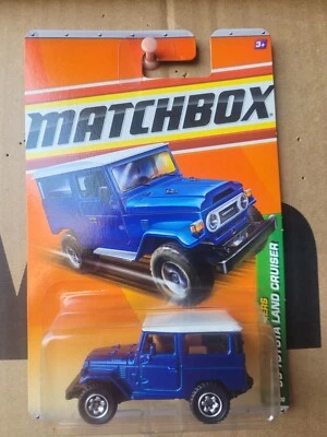 Matchbox 2010 - '68 TOYOTA LANDCRUISER FJ40 [DARK BLUE] VHTF NEAR MINT CARD GOOD - Image 1 of 4