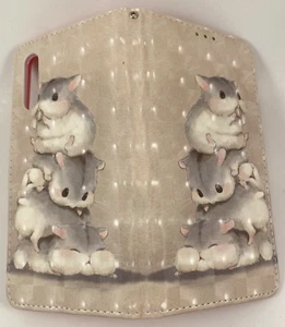 Coque portefeuille pliable Samsung Galaxy A90 5G trois hamsters. Neuf - Photo 1 sur 3