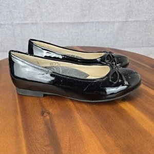 ProPet Flats schwarz Leder klassische Ribon Pumps Größe 8 Ballerina Slipper Schuhe - Bild 1 von 13
