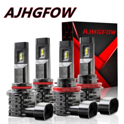 For Toyota Prius 2010-2012 2013 2014 2015 4x LED Headlights High Low Beam Bulbs - Image 1 of 4