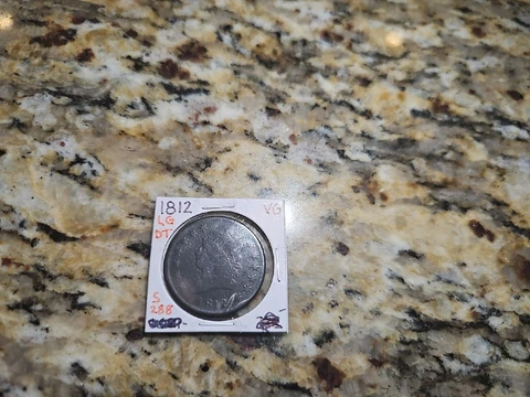 1812 US CENT VG BEST PRICE!!! Cover