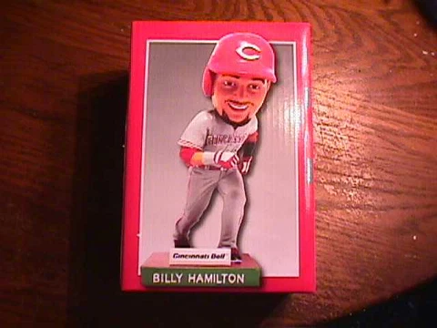 2015 CINCINNATI REDS BILLY HAMILTON  BOBBLEHEAD   IN ORG. BOX Cover