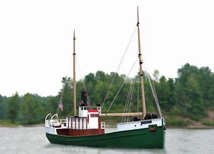 TIVERTON 150′ PACIFIC COAST LUMBER BOAT HO Model Railroad Unpainted KIT SPH1121 - Picture 1 of 1