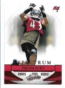 Jonathan Hefney 2008 Absolute Memorabilia Red Spectrum Rookie #195 Bucs radiocontrol - Imagen 1 de 2