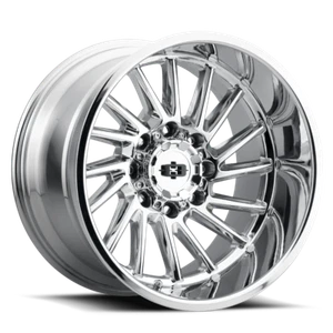 4 New 22X12 Vision Rapier Chrome 6x139.7 6x5.5 ET-51 Wheel Rim - Picture 1 of 3