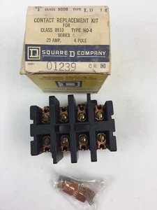 SQUARE D CLASS 9998 TYPE LD14 CONTACT REPLACEMENT KIT FOR CLASS 8910 TYPE HO-4 - Picture 1 of 10