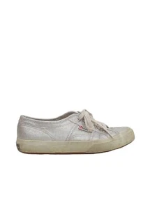 Superga scarpe da ginnastica donna UK 5,5 argento 100% altre sneakers - Foto 1 di 9
