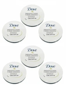 6PACK Dove Creams - New Dove Nourishing Moisturizing Intensive Cream 2.53 FL OZ - Picture 1 of 2