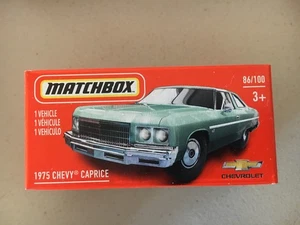 Matchbox Power Grabs 2021 #86 1975 Chevy® Caprice Classic MEDIUM LIME | FSB - Foto 1 di 1