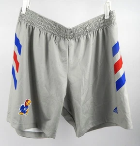 Kansas Jayhawks Gioco Emesso Grigio Pantaloncini Basket XL DP85638 - Foto 1 di 4