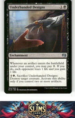 Magic the Gathering MTG Kaladesh Underhanded Designs #104 Buy 2 Get 1 - Image 1 of 2
