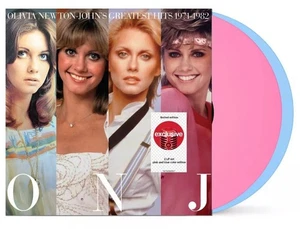 Olivia Newton John - Greatest Hits 1971 - 1982 COLOURED VINYL 2x LP RECORD - Picture 1 of 9