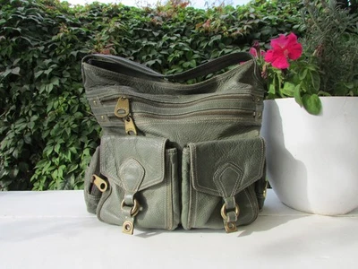 Bolso Boho Vintage Usado Marc by Marc Jacobs Cuero Verde Foto 1 de 4