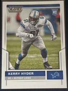 Kerry Hyder Rookie NFL Football 2017 Panini SCORE Near Mint Football Card  - Picture 1 of 3