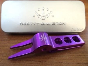 SCOTTY CAMERON Cameron Clip Type Pivot Tool (Green Fork) Purple Titleist Putter - Picture 1 of 6