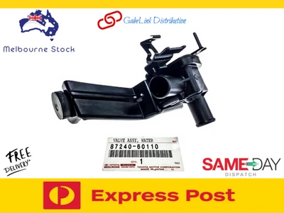 Genuine Toyota Heater Valve Tap for Landcruiser HZJ75 HZJ78 HZJ79 6cyl 4.2L 1HZ - image 1 of 2