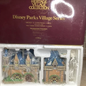 Dept 56 Disney Parks Village Mickey's Christmas Carol Fantasyland Florida- NEW - Picture 1 of 3