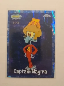 2025 Topps Chrome Spongebob 25th Captain Magna #136 Bubblefractor 64/99 - Bild 1 von 2