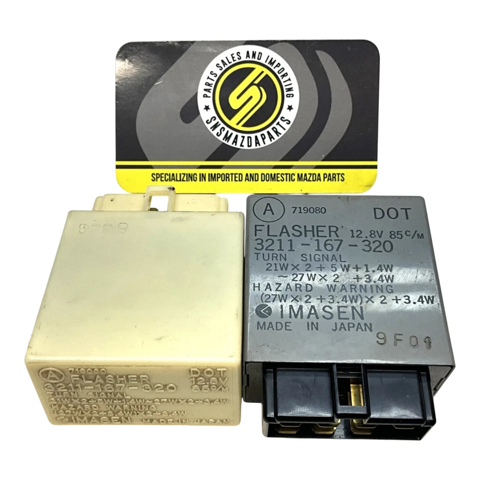 90-97 Mazda Miata MX5 MX-5 Relé piscador original do fabricante Imasen Denso 3211-167-320 - Imagem 1 de 1