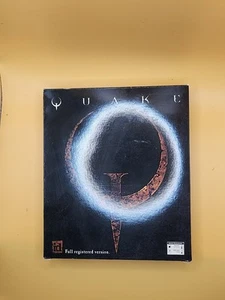 Quake (CD-ROM original en boîte) Win 95, DOS 5.0 VERSION ENREGISTRÉE COMPLÈTE - Rare ! - Photo 1/13