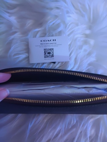 Coach Astuccio Organizer per Matite Noce Nero