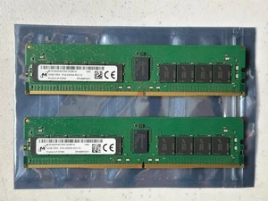 Micron 128GB (4x 32GB) DDR4-3200 ECC / REG CL22 Server Memory RAM - Picture 1 of 4
