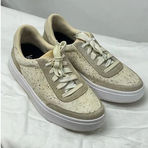 Kizik Womens Size 9 Cream Terrazzo Lace Up Shoes Slip-On Comfort Walking Sneaker - Picture 1 of 10